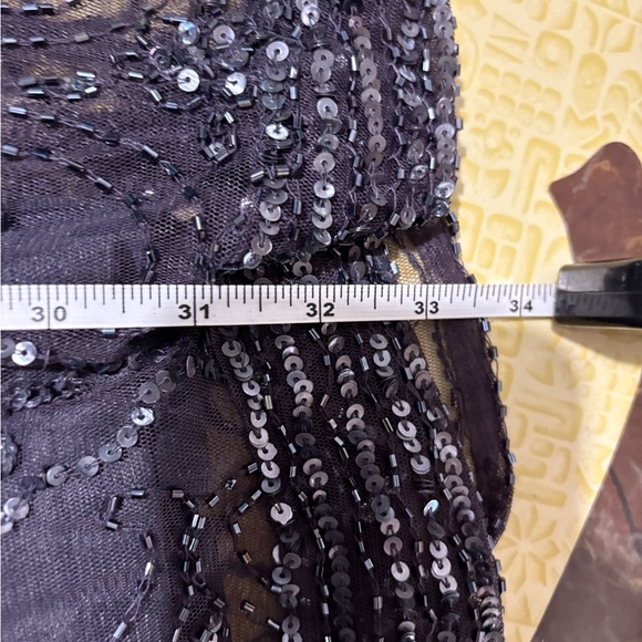Vintage Patra Sequin Dress and Shawl Size 10 - Picture 12 of 14